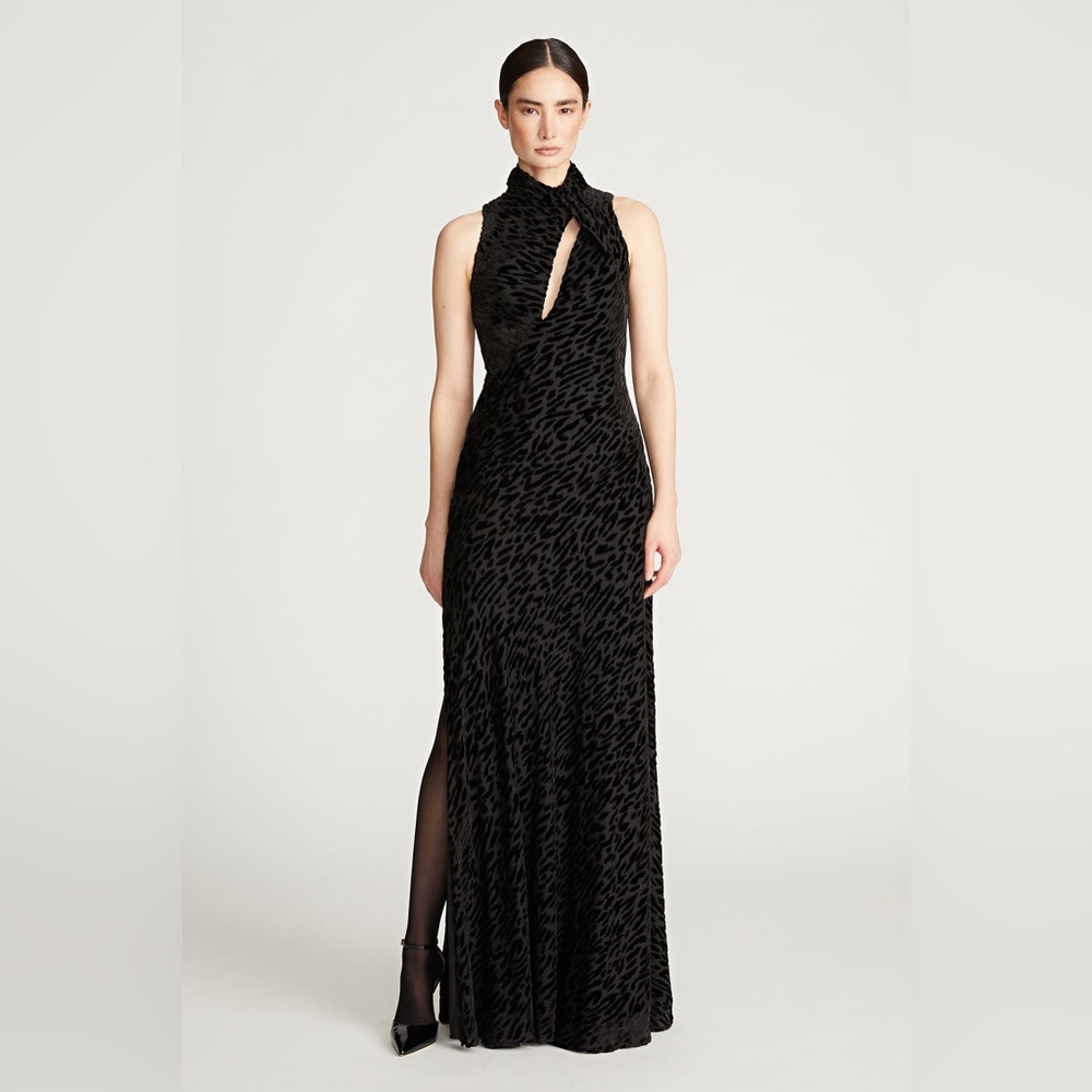 Halston Uma Gown in Devoree NWT 4